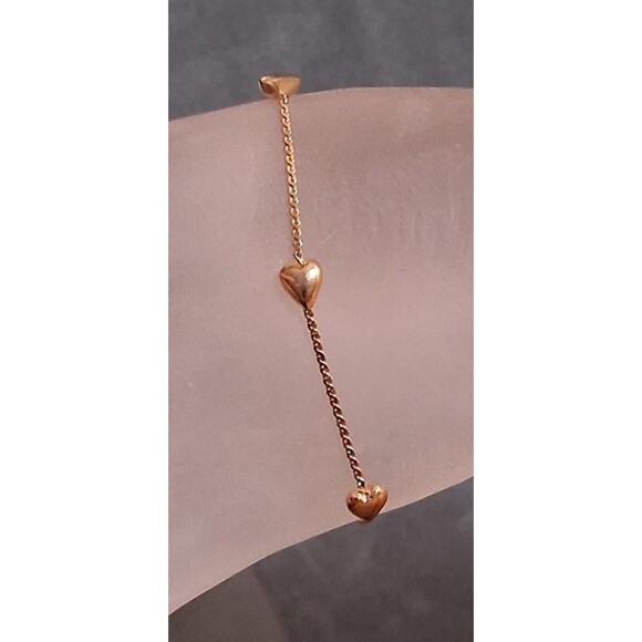 Vintage Trifari Sideways Heart Bracelet - Picture 3 of 5